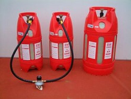Gas cylinders for campervans motorhomes and campers