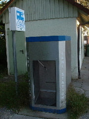 Campervan and motorhome Sani-Station service point.